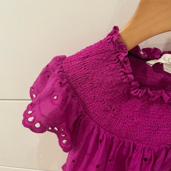 Petite Loft Women’s Sleeveless Top in XXSP In Raspberry - Picture 7 of 8